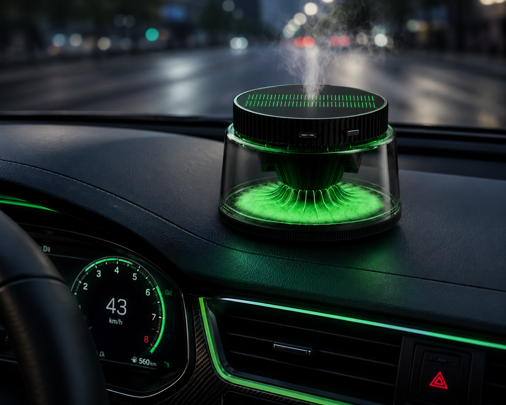 Diffuseur d'aromathérapie de voiture Solar Cloud Désodorisant d'air de luxe longue durée