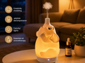 Diffuseur d’huiles essentielles Éléphant à ultrasons avec veilleuse LED