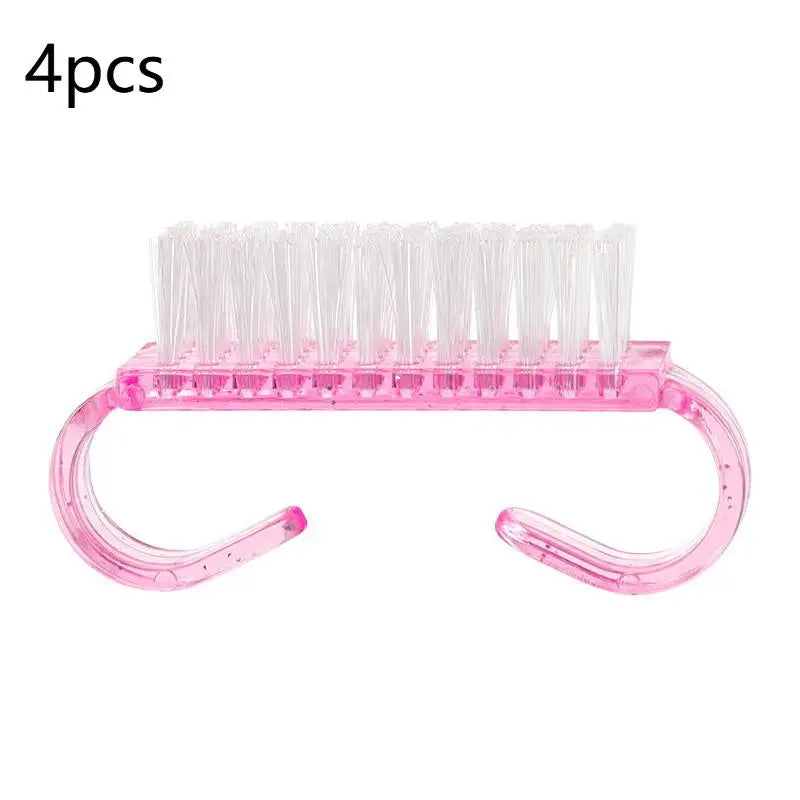 Nail Cleaning Brush Set Professional Salon Grade Dust Removal Small Brushes Nail Gap Cleaning Tool for Nail Art DIY Home Use
