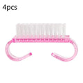 Nail Cleaning Brush Set Professional Salon Grade Dust Removal Small Brushes Nail Gap Cleaning Tool for Nail Art DIY Home Use