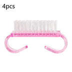 Nail Cleaning Brush Set Professional Salon Grade Dust Removal Small Brushes Nail Gap Cleaning Tool for Nail Art DIY Home Use