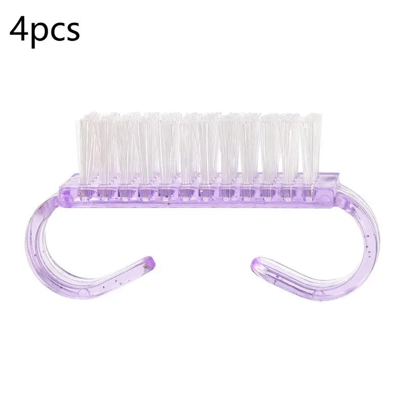 Nail Cleaning Brush Set Professional Salon Grade Dust Removal Small Brushes Nail Gap Cleaning Tool for Nail Art DIY Home Use