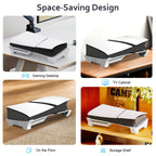Horizontal Stand Compatible with PS5 Pro/PS5 Slim Console, Base Stand Accessories for PS 5 Slim/Pro Disc & Digital Edition