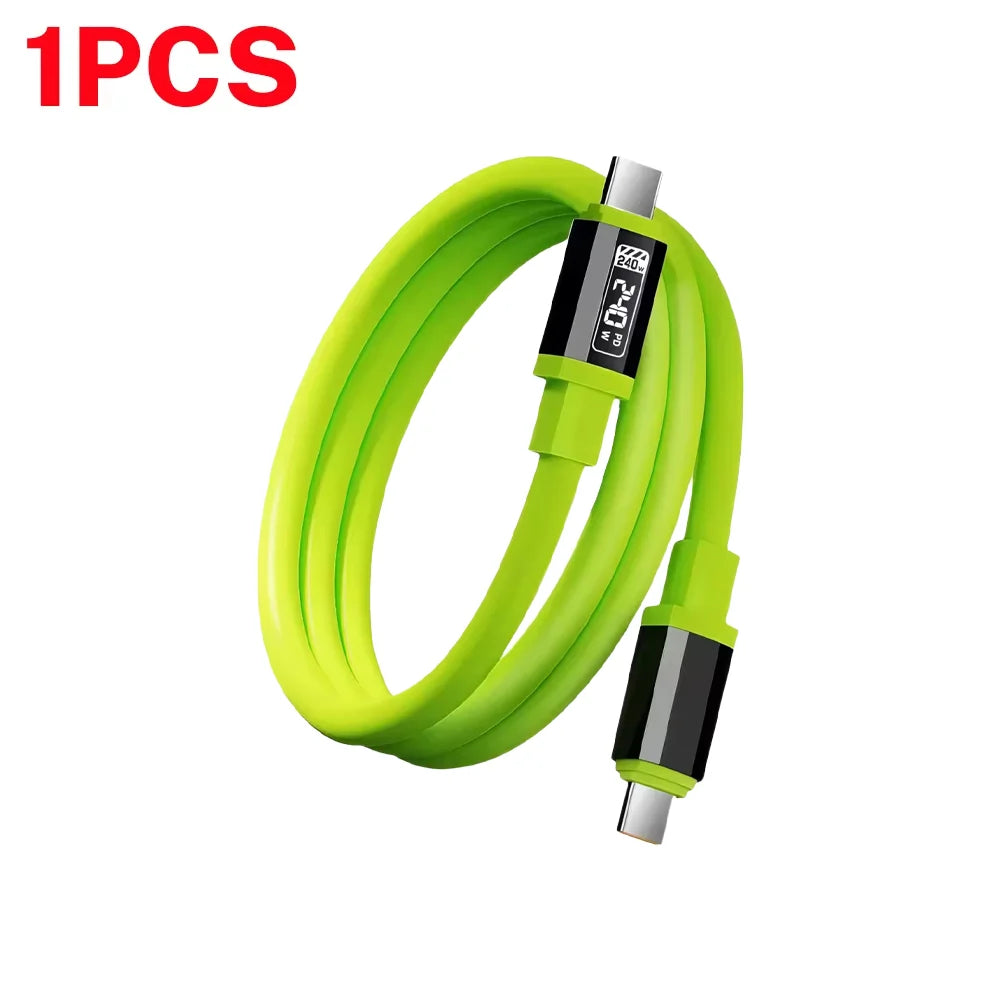 NNBILI 1/3Pcs USB C to Type C Cable Fast Charging Phone Charger Data Cord For iPhone 18 17 16 Huawei Type C Quick Charge Wire
