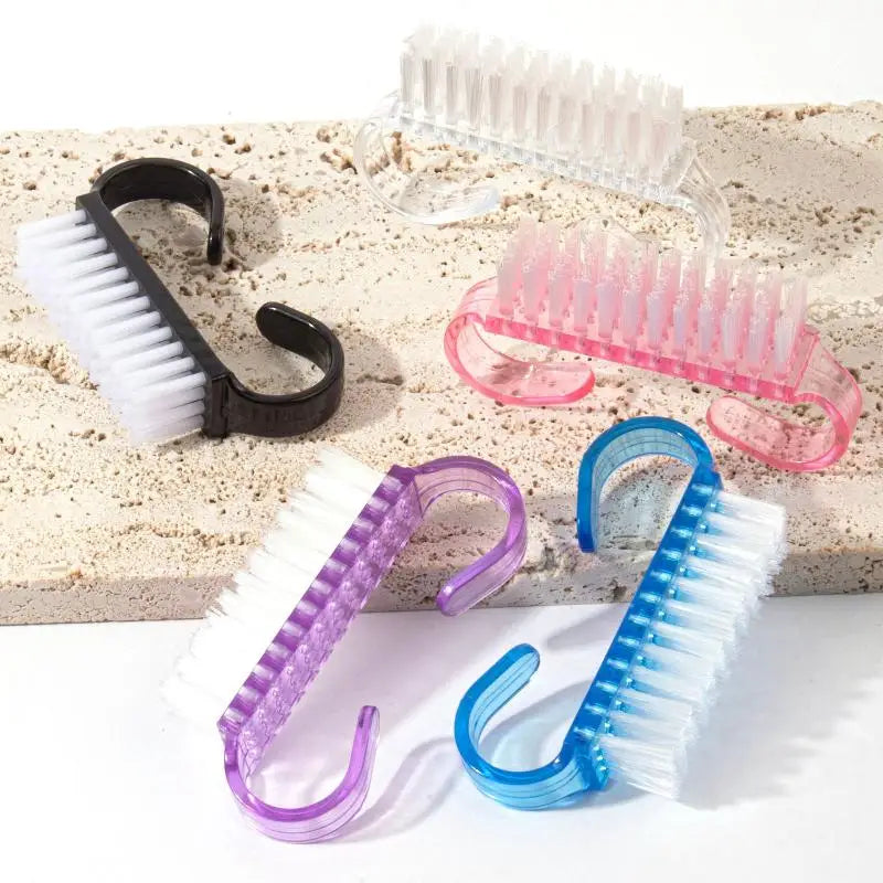 Nail Cleaning Brush Set Professional Salon Grade Dust Removal Small Brushes Nail Gap Cleaning Tool for Nail Art DIY Home Use