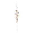 Christmas Tree Decoration Crystal Decorations Hanging Snowflake Icicle Clear Crystal Decoration Christmas Party Decoration