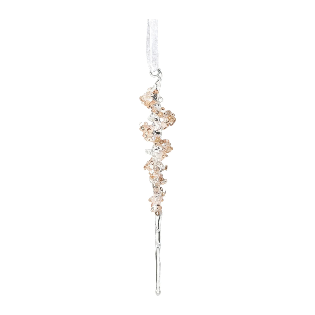 Christmas Tree Decoration Crystal Decorations Hanging Snowflake Icicle Clear Crystal Decoration Christmas Party Decoration