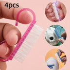 Nail Cleaning Brush Set Professional Salon Grade Dust Removal Small Brushes Nail Gap Cleaning Tool for Nail Art DIY Home Use