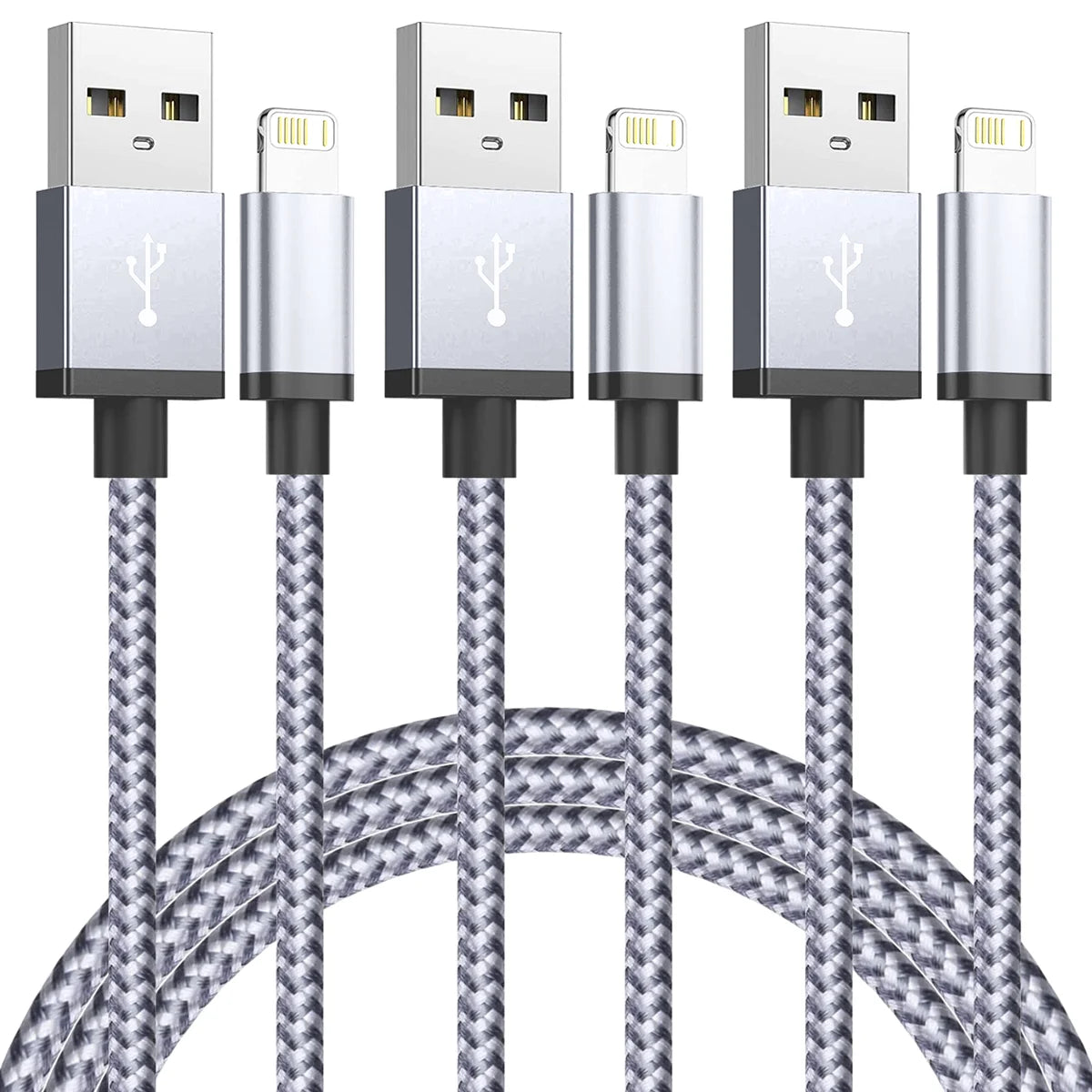 Fast Charging USB Charger Cable For iPhone 14 13 12 11 Xs Max Xr X 8 7 6 Plus  iPad Origin Mobile Phone Long Data Cord 1m 2m 3m