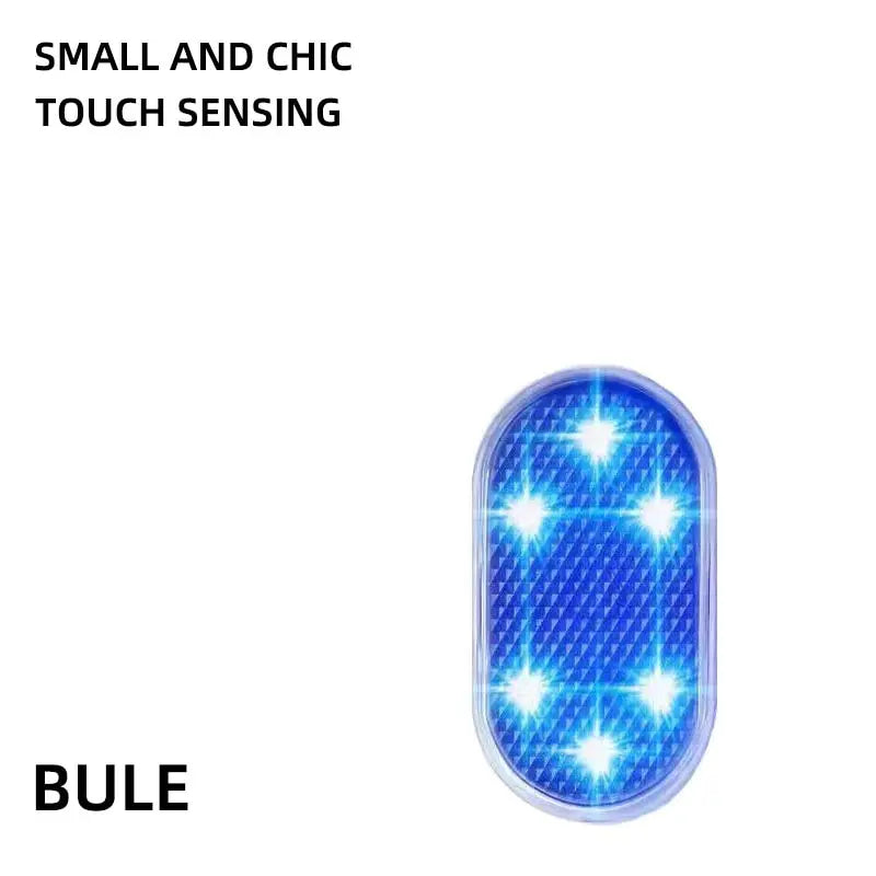 Mini Lampe de Lecture LED pour Intérieur de Voiture avec Capteur Tactile, Aimants de Plafond, Recharge USB, Éclairage d’Ambiance
