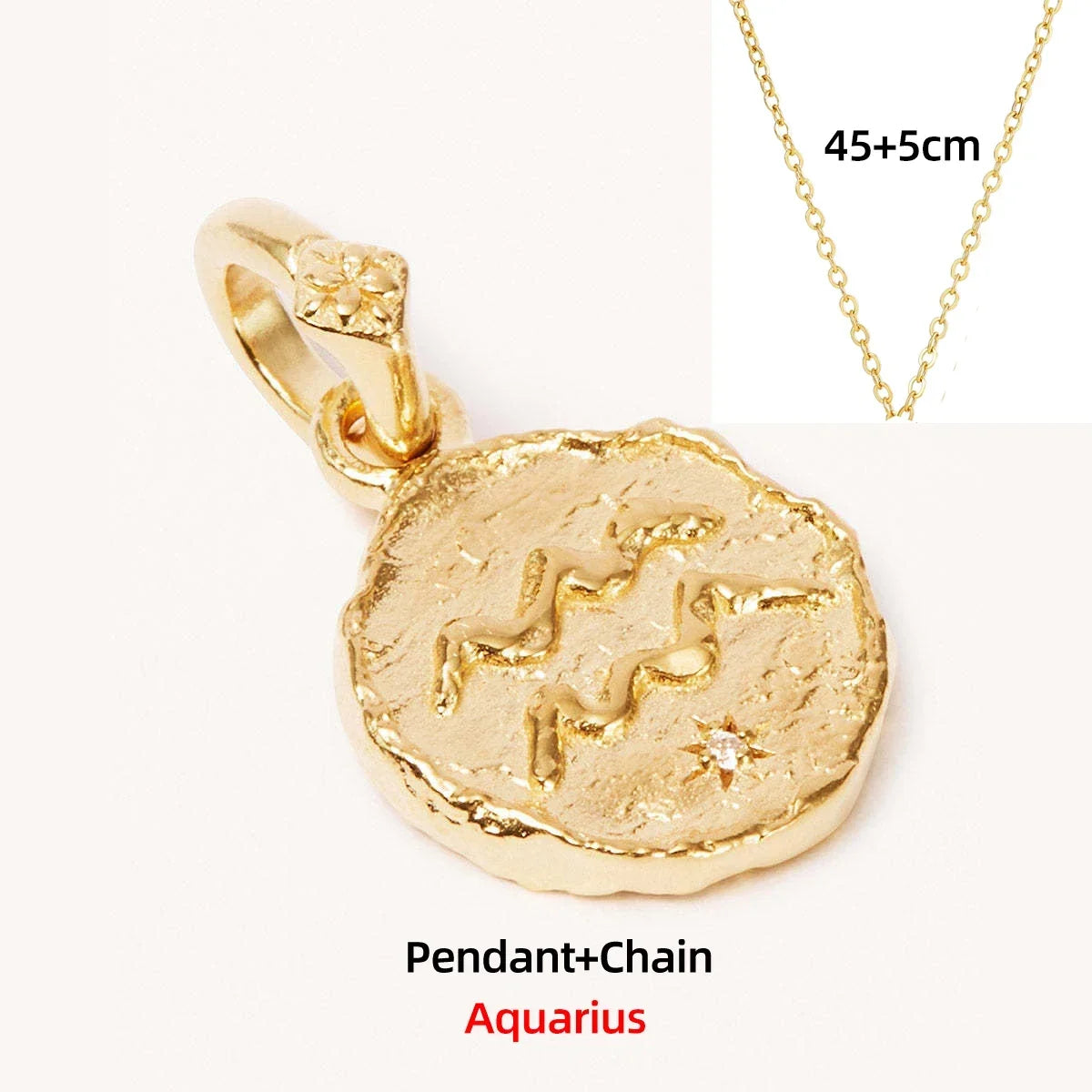 Stainless Steel 12 Constellations Symbol Pendant Geometric Star Sign Necklace Women Zodiac Sign Choker Jewelry Birthday Gifts
