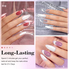 6pcs 7.5ml New Popular Reflective Cat's Eye Magnetic Nail Gel Semi Permanent Nail Art Soaking LED Nail Salon DIY Nail Salon Gel