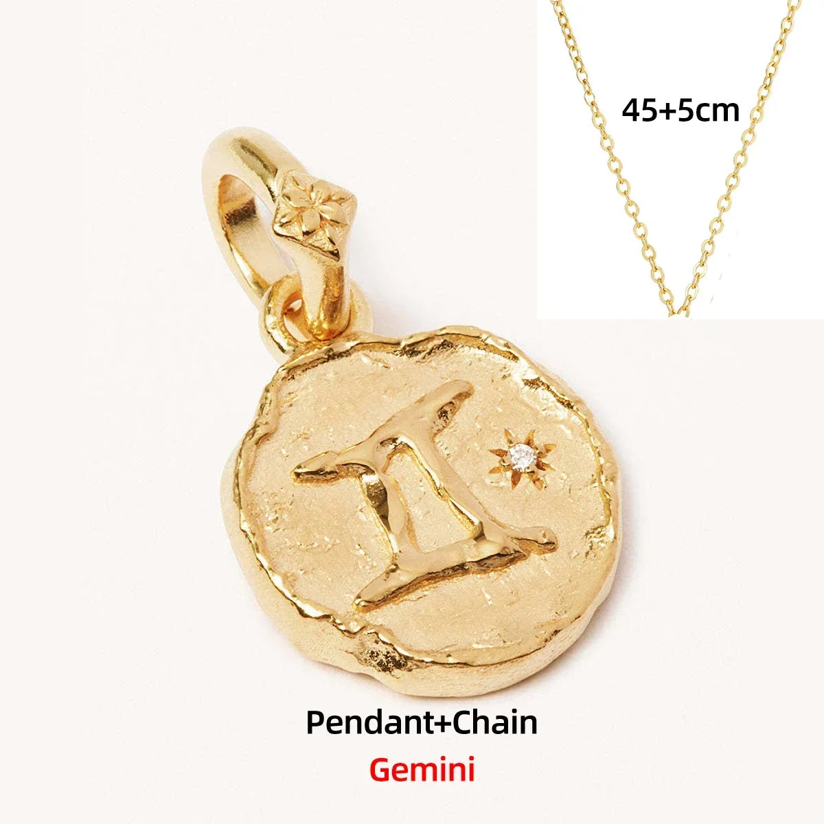 Stainless Steel 12 Constellations Symbol Pendant Geometric Star Sign Necklace Women Zodiac Sign Choker Jewelry Birthday Gifts