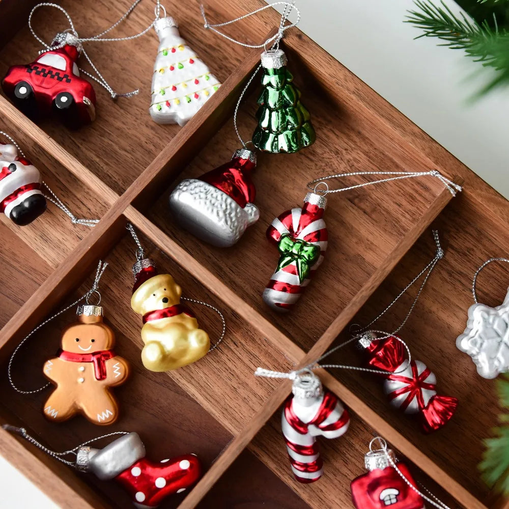 Christmas Glass Snowman Ornament New Xmas Tree Hanging Decor Gift for Holiday Santa Claus Outdoor Christmas Decorations