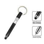 Mini 2 In 1 Touch Screen Stylus Ballpoint Pen Stylus Capacitive Pen Painting Pencil With Keychain For Iphone Huawei Android Phon