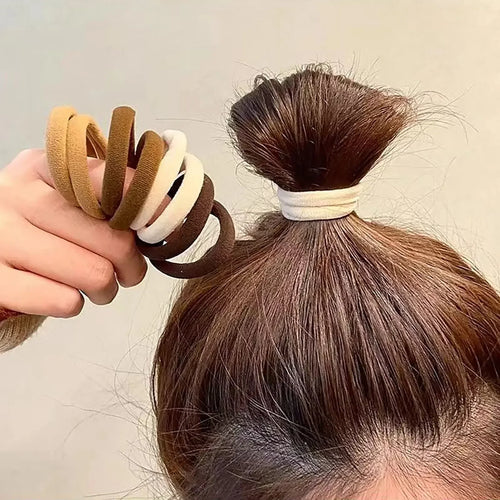 30-200 accessoires pour cheveux pour femme, bandeau basique, serre-tête à nouer, élastique pour queue de cheval, nylon simple et tendance