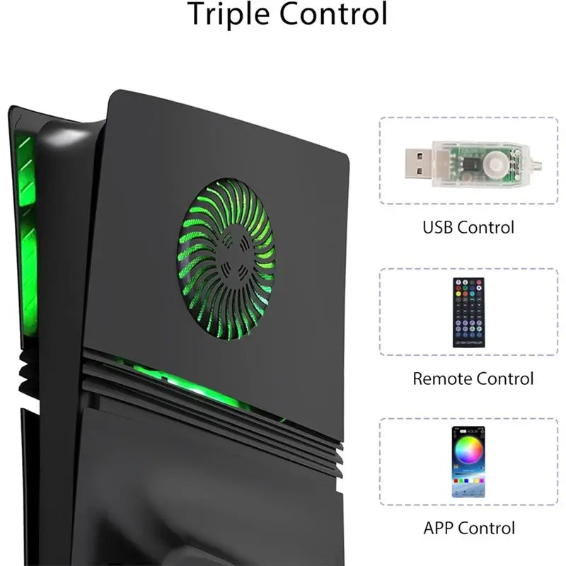 For PS5 Pro Casing For PS5 Pro Console Casing For PS5 Pro Cooling Case For PS5 Pro Casing Accessories-ABIU