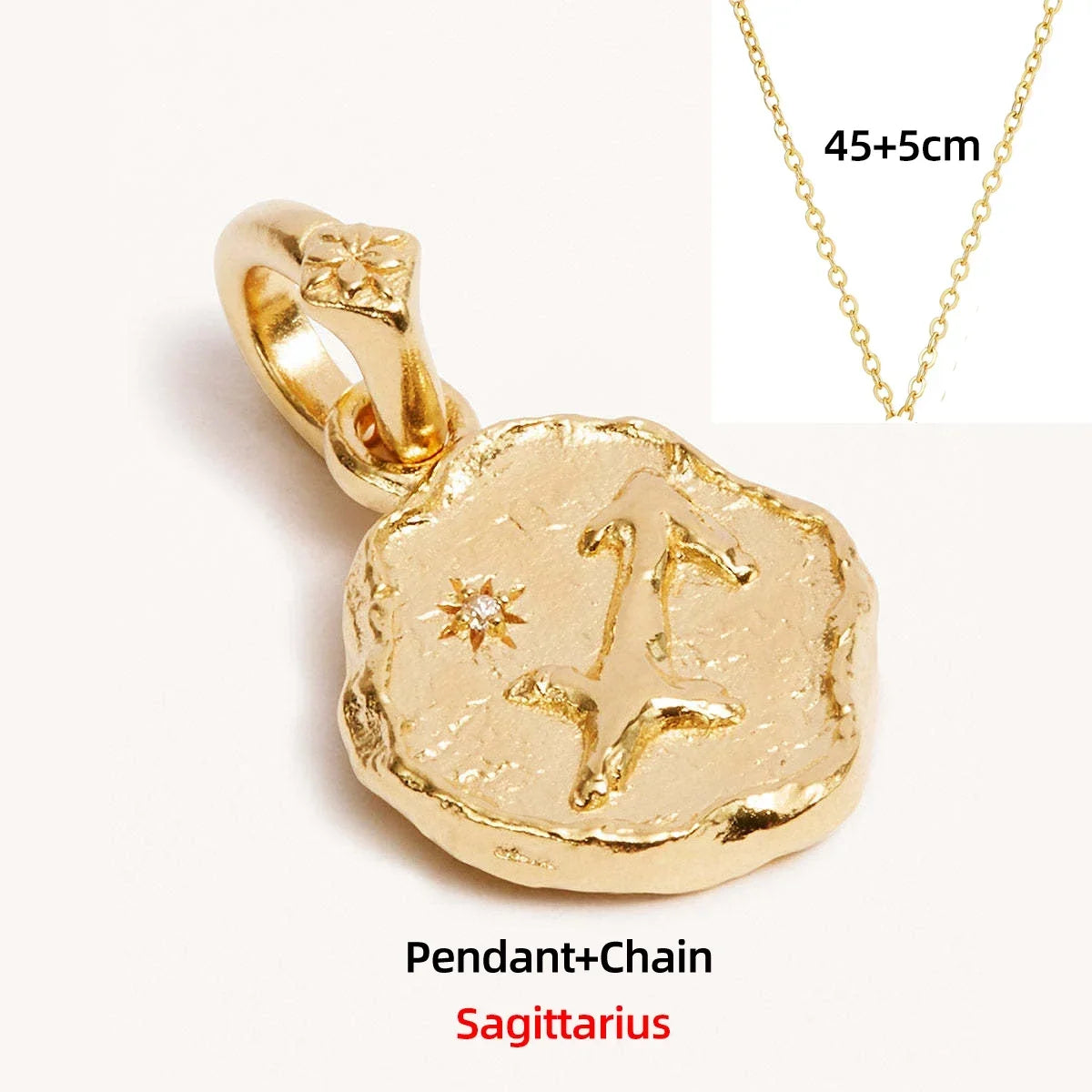 Stainless Steel 12 Constellations Symbol Pendant Geometric Star Sign Necklace Women Zodiac Sign Choker Jewelry Birthday Gifts