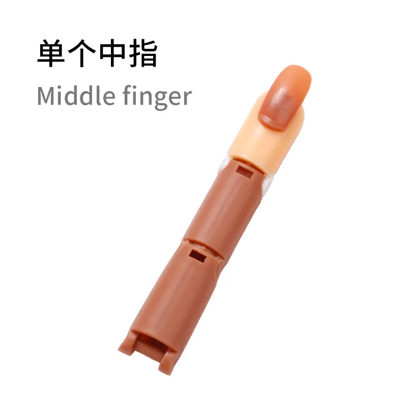 Nail Training Hand Nail Practice Model With Base Showing Shelf Manicurist Beginner Manipulator Activity Finger Nail Piece Set