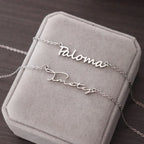 Custom Name Necklace Personalized Silver Color Choker Stainless Steel Necklace For Women Man Customized Jewelry Weddings Gifts