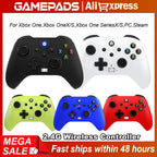 Gaming Gamepad Wireless For Xbox Controller, Xbox One Series S/X Console/PC Joystick Triggers Keys 6 Axis Gyro Turbo Function