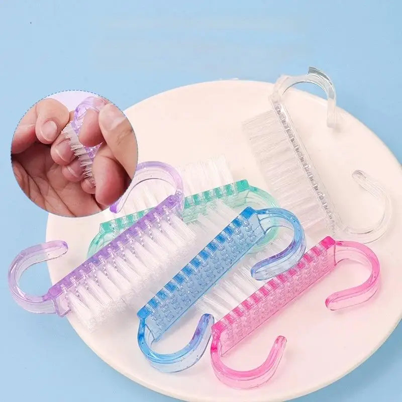 Nail Cleaning Brush Set Professional Salon Grade Dust Removal Small Brushes Nail Gap Cleaning Tool for Nail Art DIY Home Use
