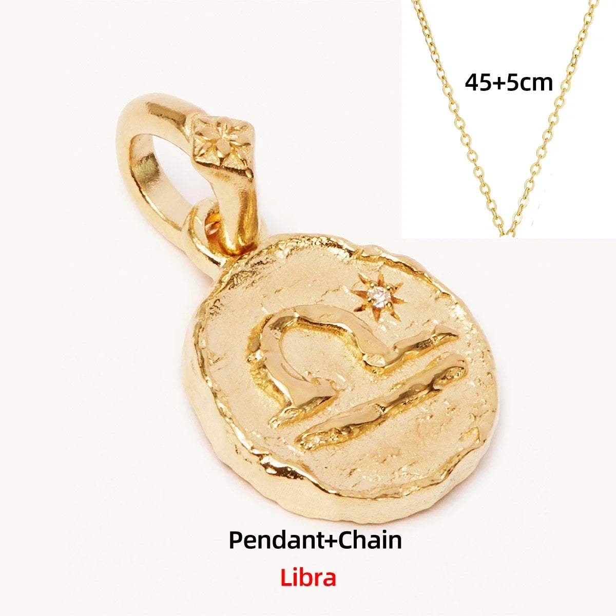 Stainless Steel 12 Constellations Symbol Pendant Geometric Star Sign Necklace Women Zodiac Sign Choker Jewelry Birthday Gifts