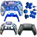 PS5 game controller shell DIY replacement shell GTA pattern PS5 handle face shell PS5 game controller accessories