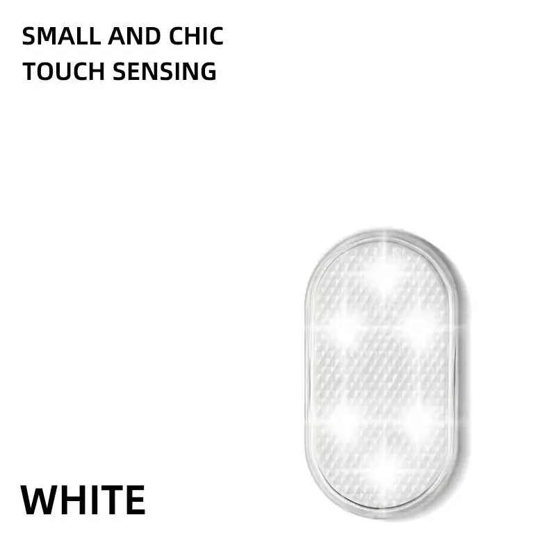 Mini Lampe de Lecture LED pour Intérieur de Voiture avec Capteur Tactile, Aimants de Plafond, Recharge USB, Éclairage d’Ambiance
