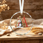 Customized Personalized Christmas Ornaments, Customizable Christmas Hangings with Letters and Names, Christmas Tree Hanging Decorations, Meaningful Holiday Gifts for Family and Friends, and a Way to Preserve the Beautiful Chr
