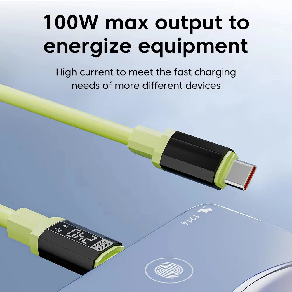 NNBILI 1/3Pcs USB C to Type C Cable Fast Charging Phone Charger Data Cord For iPhone 18 17 16 Huawei Type C Quick Charge Wire
