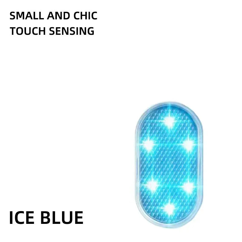 Mini Lampe de Lecture LED pour Intérieur de Voiture avec Capteur Tactile, Aimants de Plafond, Recharge USB, Éclairage d’Ambiance