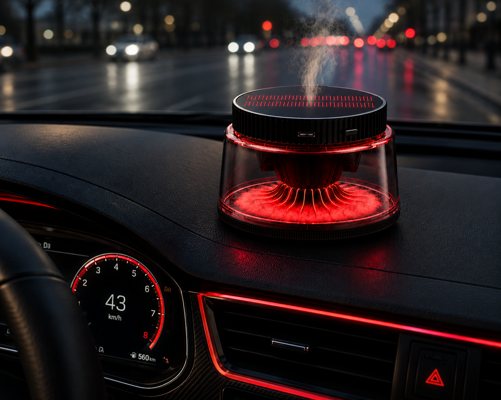 Diffuseur d'aromathérapie de voiture Solar Cloud Désodorisant d'air de luxe longue durée